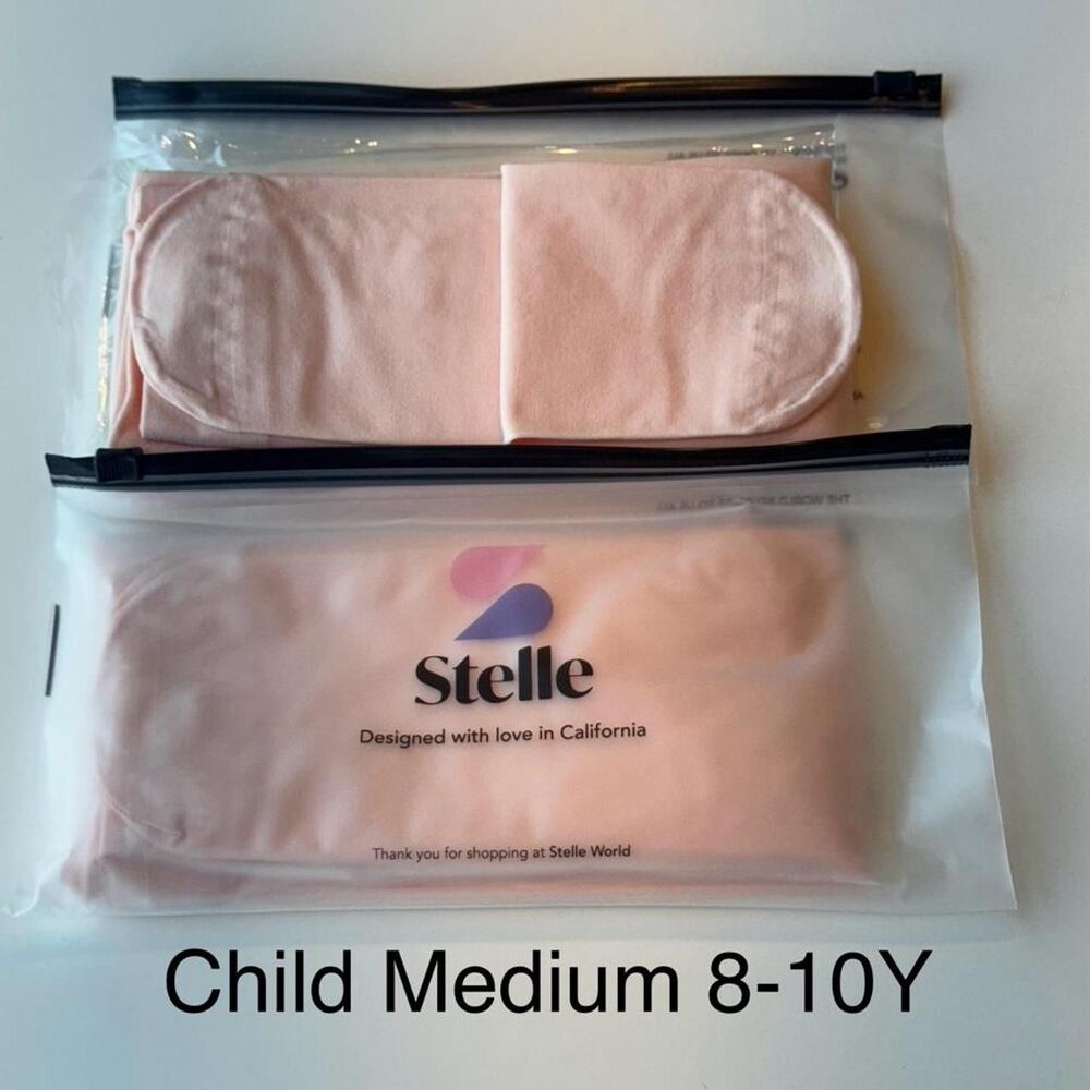 Stelle Pink Footed Dance Tights Girls Medium 8-10 Two Pairs